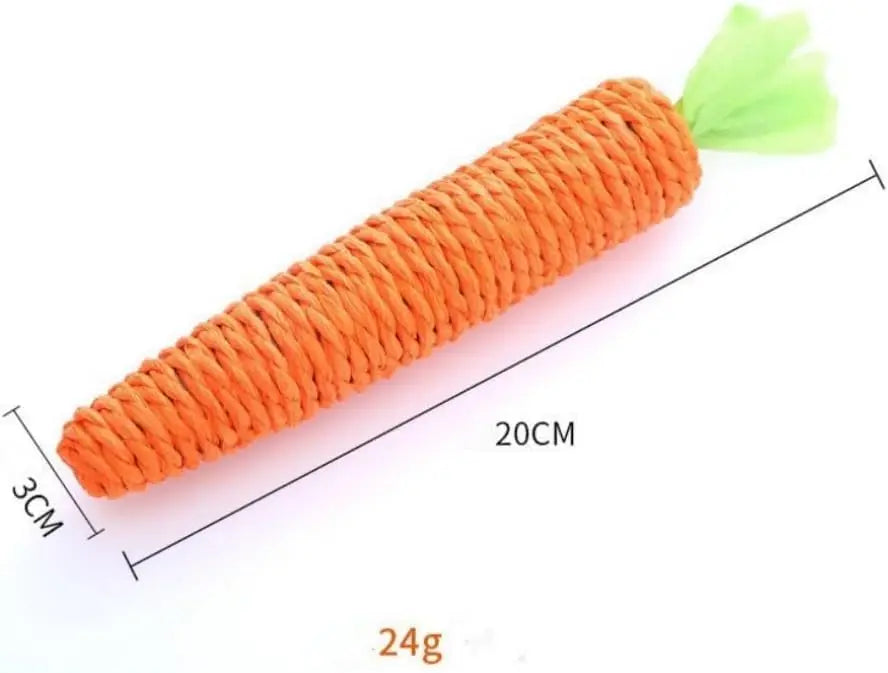 Carrot Cat Teether Toy