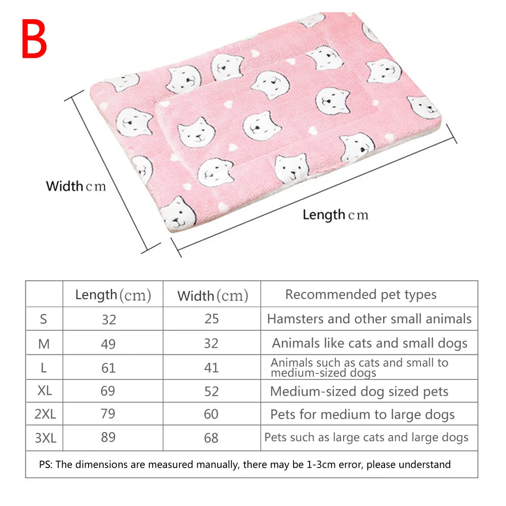 Flannel Pet Sleeping Mat
