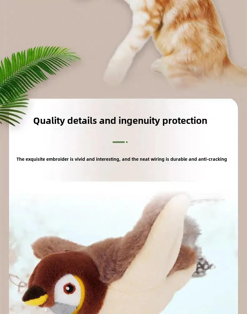 Electric Catnip Bird Toy