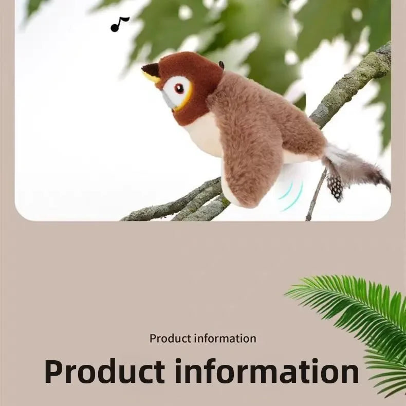 Electric Catnip Bird Toy