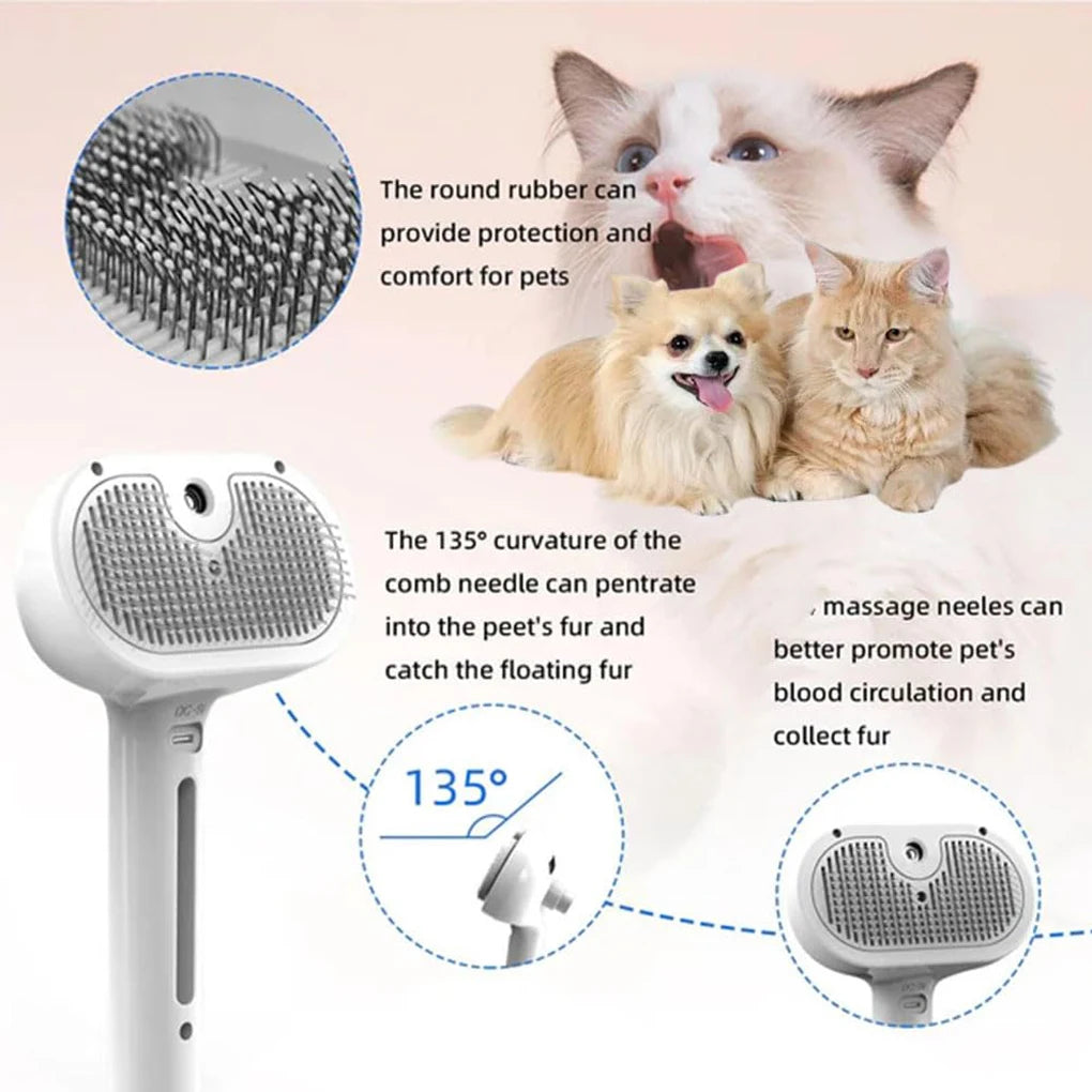 Steam Dog Grooming Brush