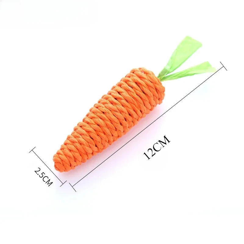 Carrot Cat Teether Toy