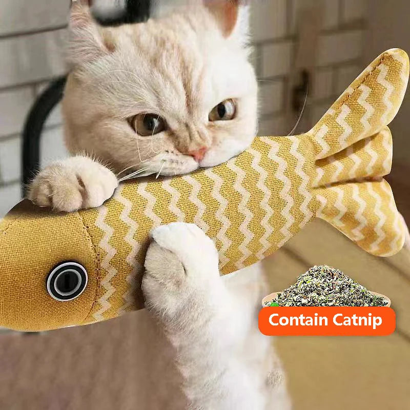Catnip Fish Kicker Toy