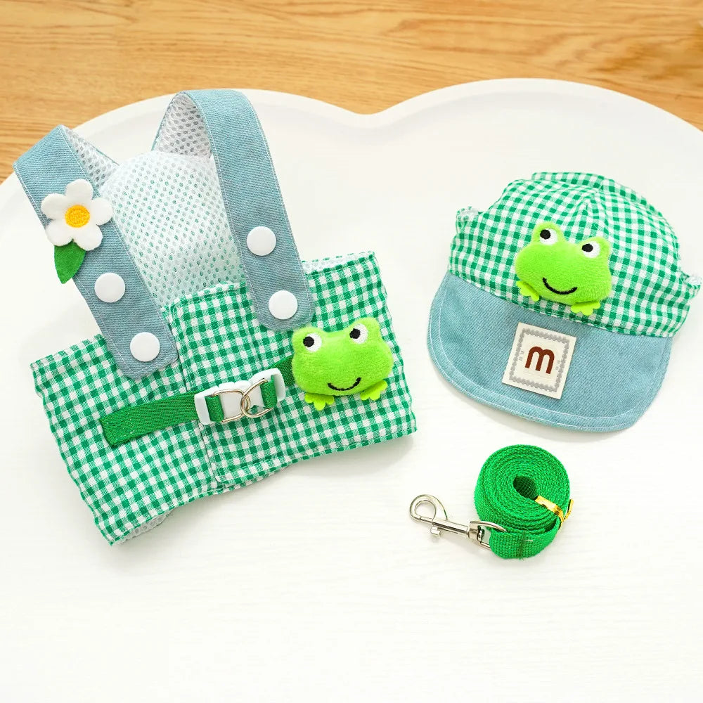 Duck & Frog Pet Harness Set