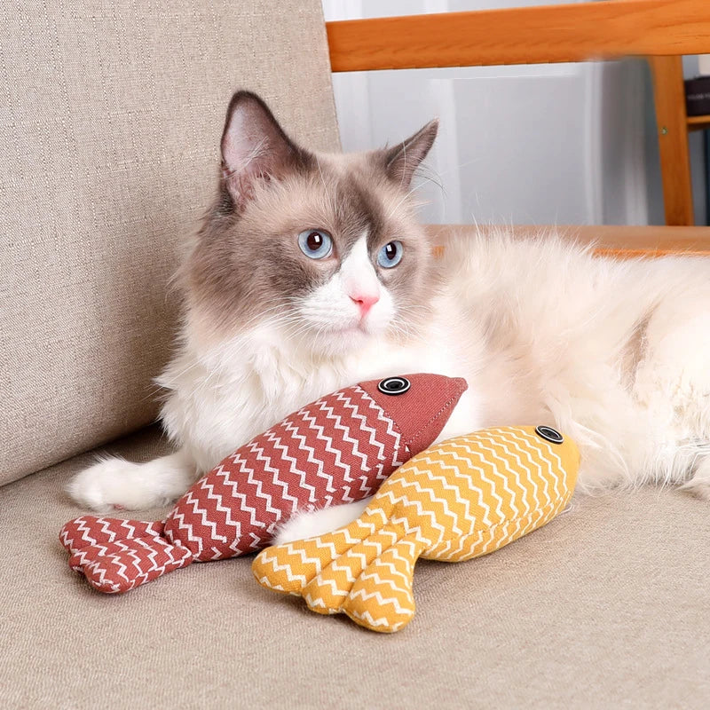 Catnip Fish Kicker Toy