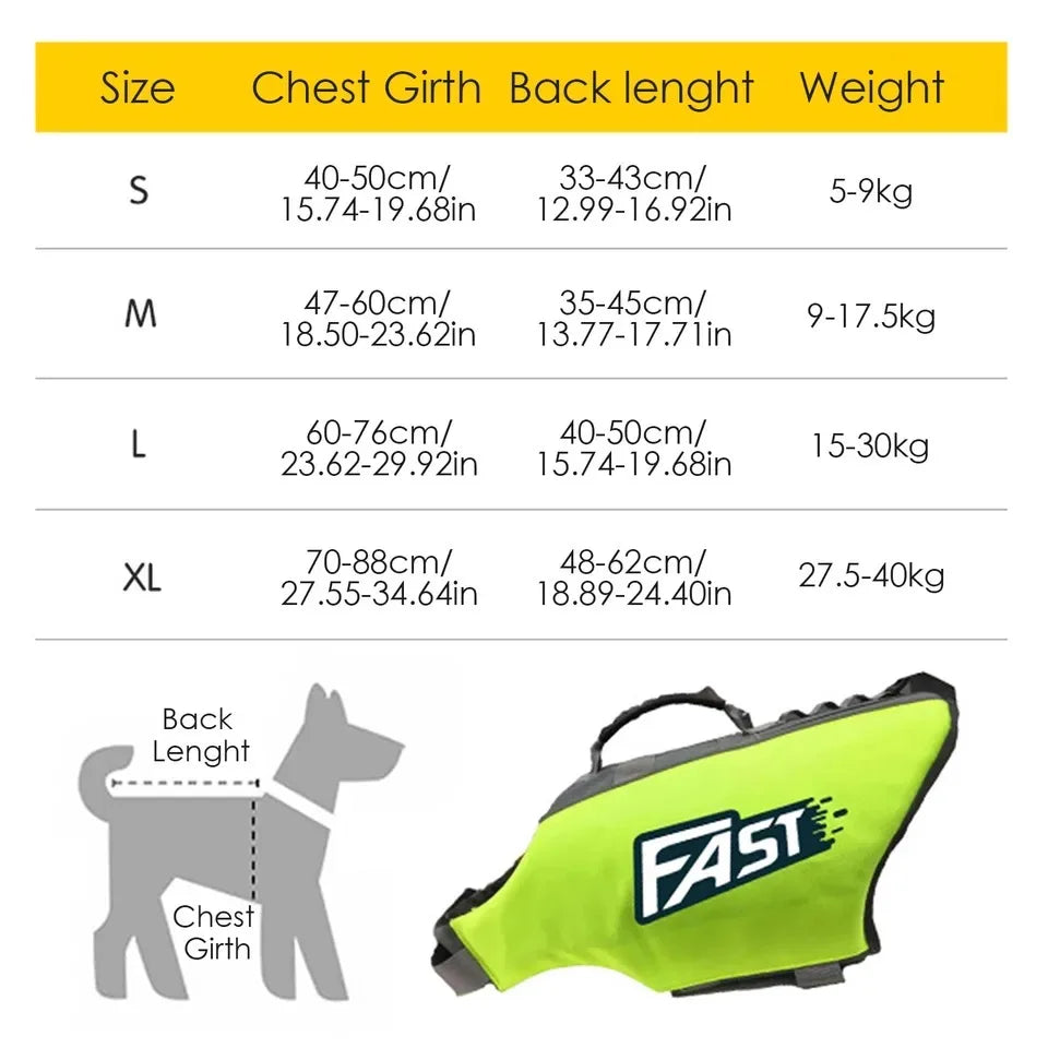 Summer Dog Life Vest