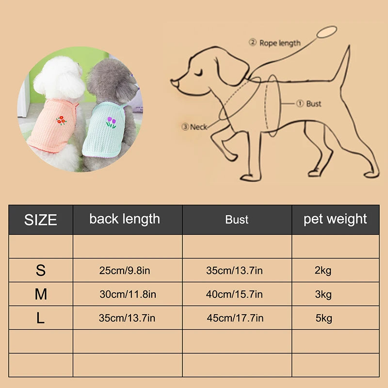 Summer Strap Pet Shirt