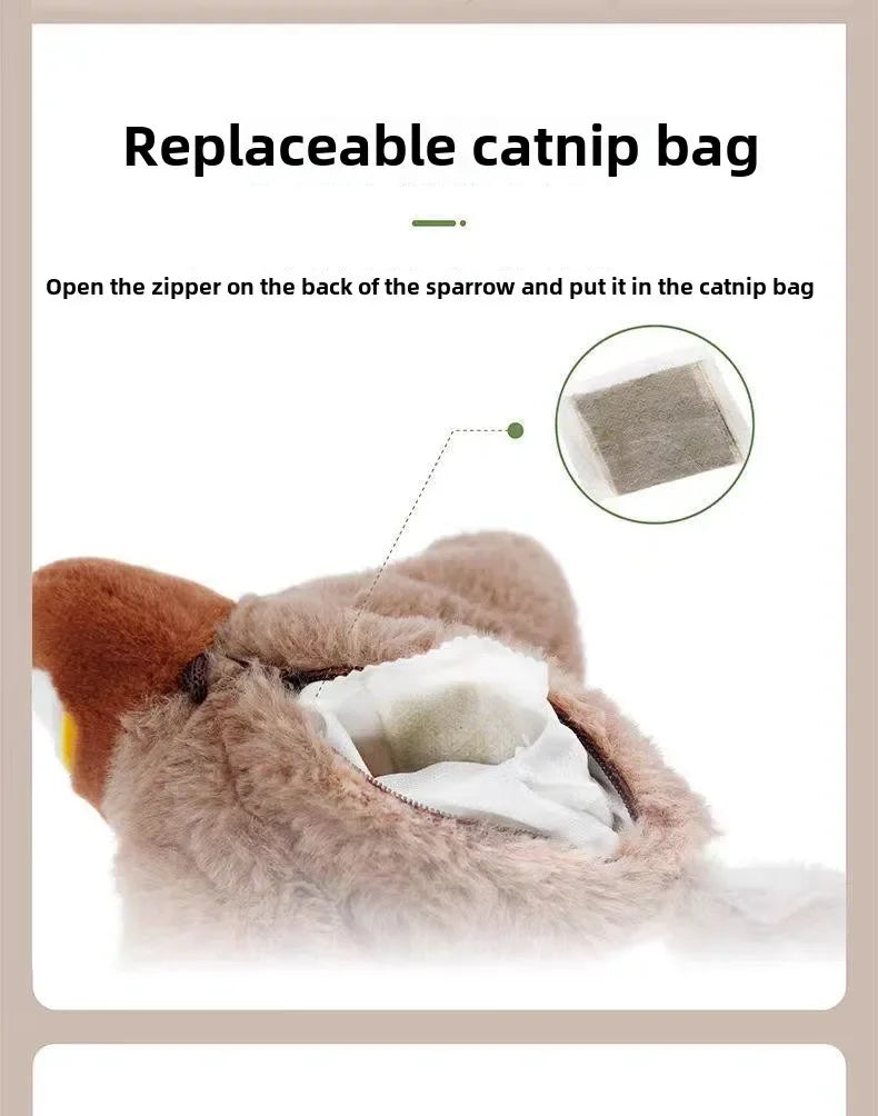 Electric Catnip Bird Toy