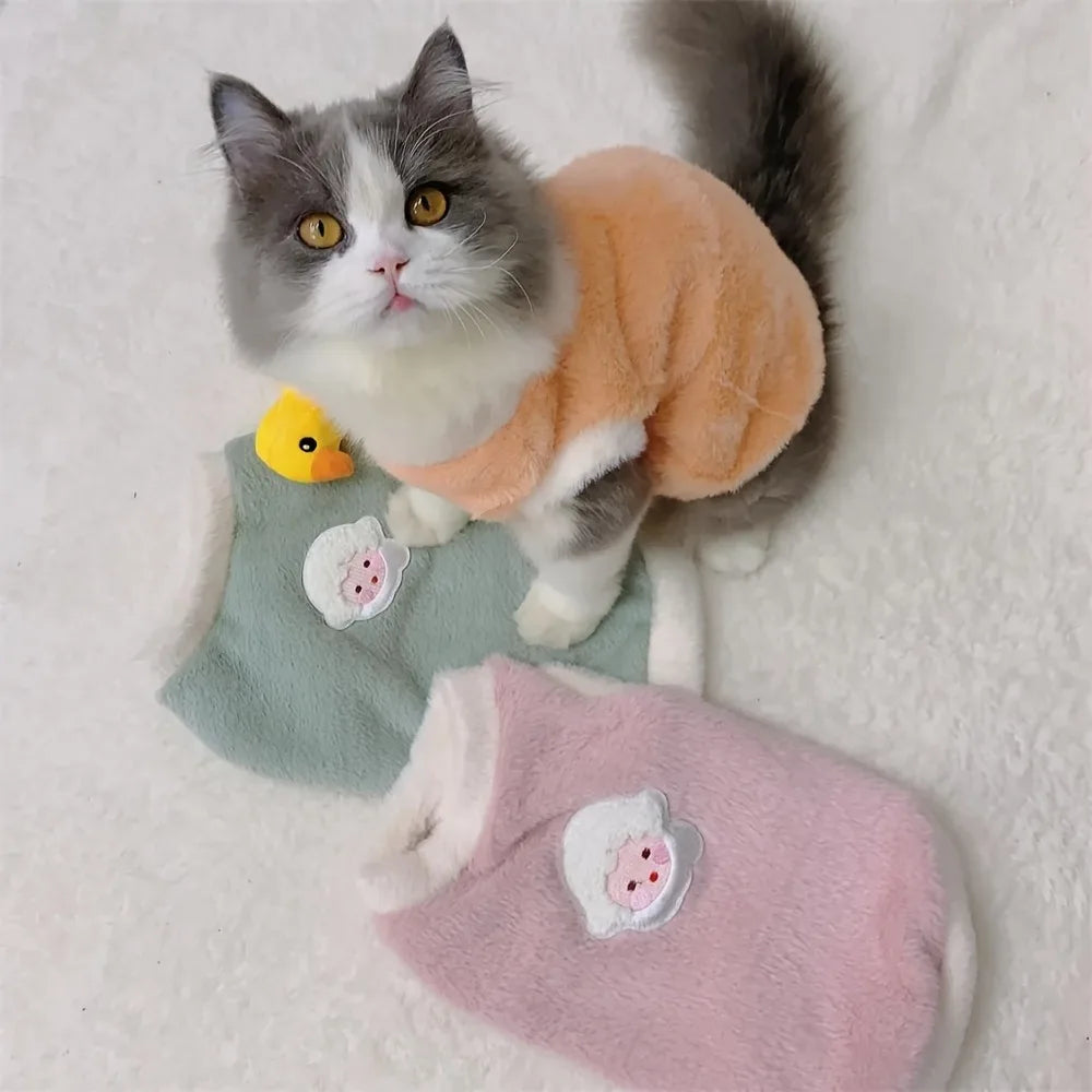 Warm Kitten Winter Vest