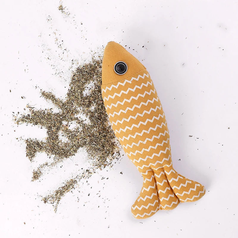Catnip Fish Kicker Toy