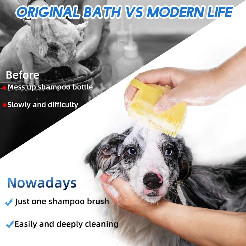 Pet Shampoo Brush Comb
