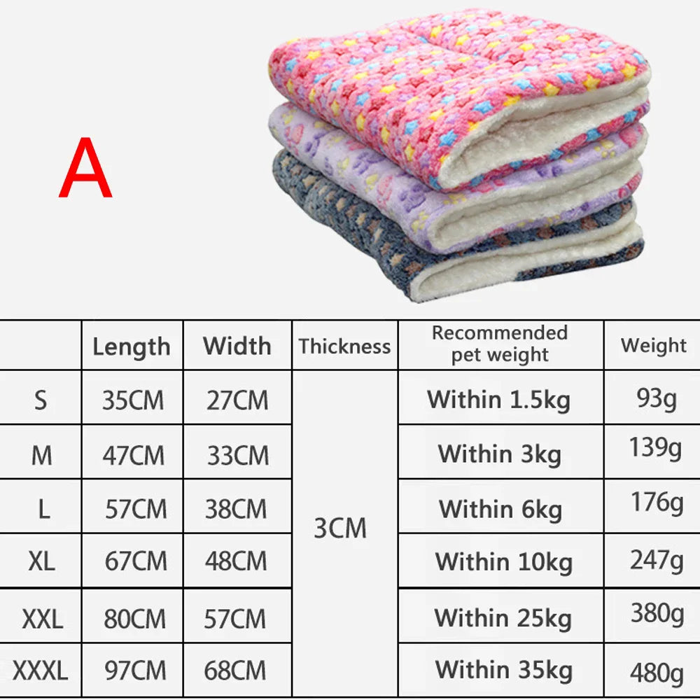 Flannel Pet Sleeping Mat