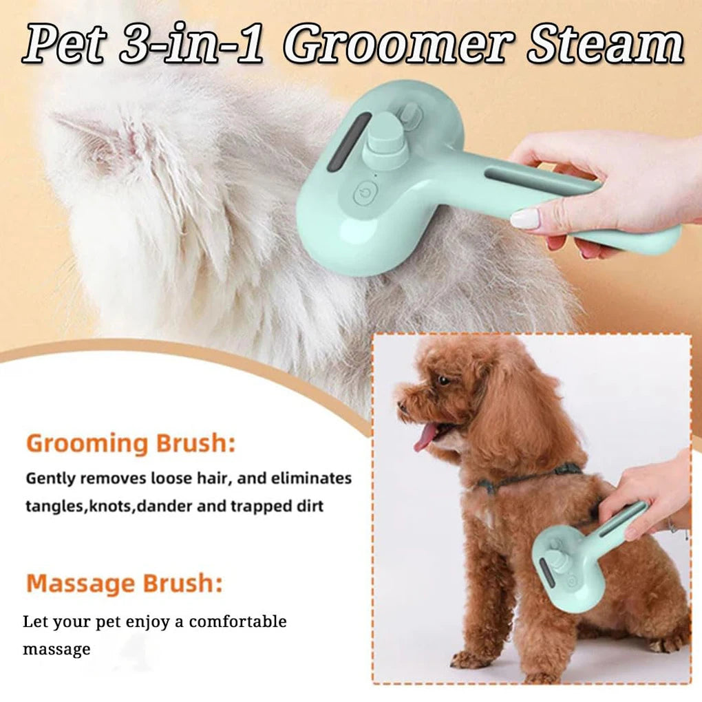 Steam Dog Grooming Brush
