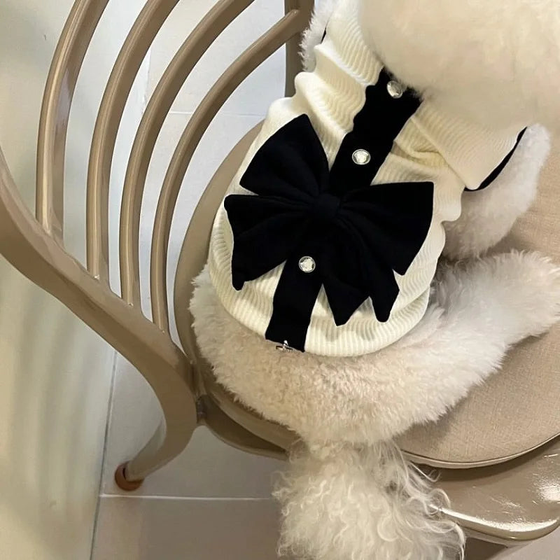Luxury Bowknot Dog Dress