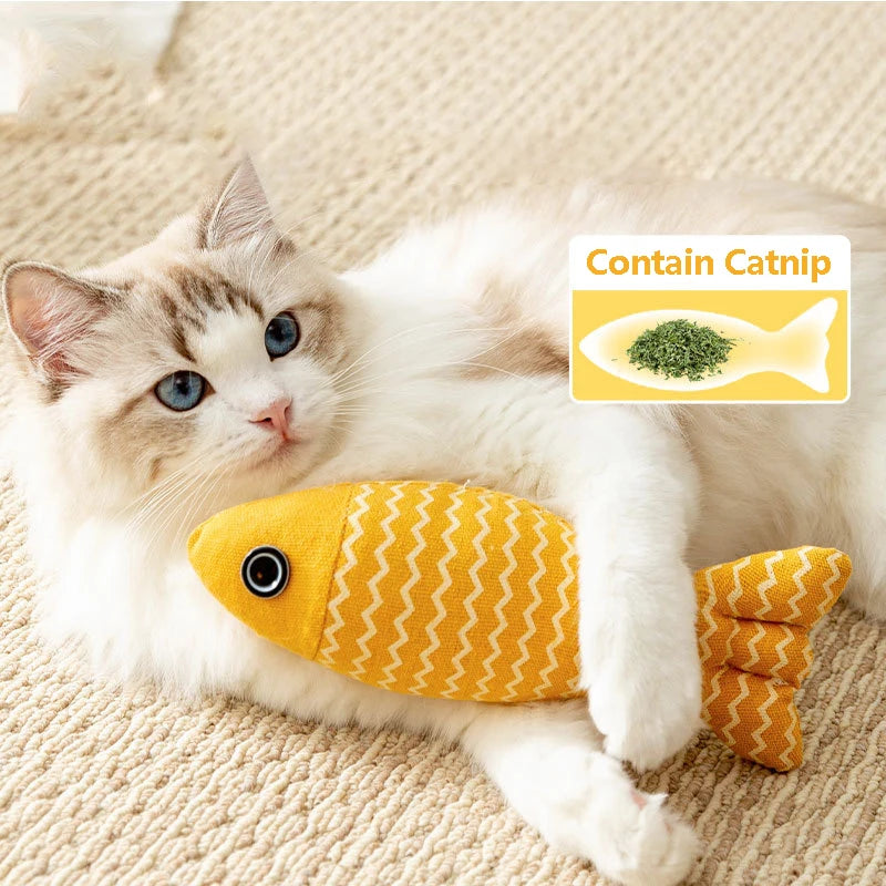 Catnip Fish Kicker Toy