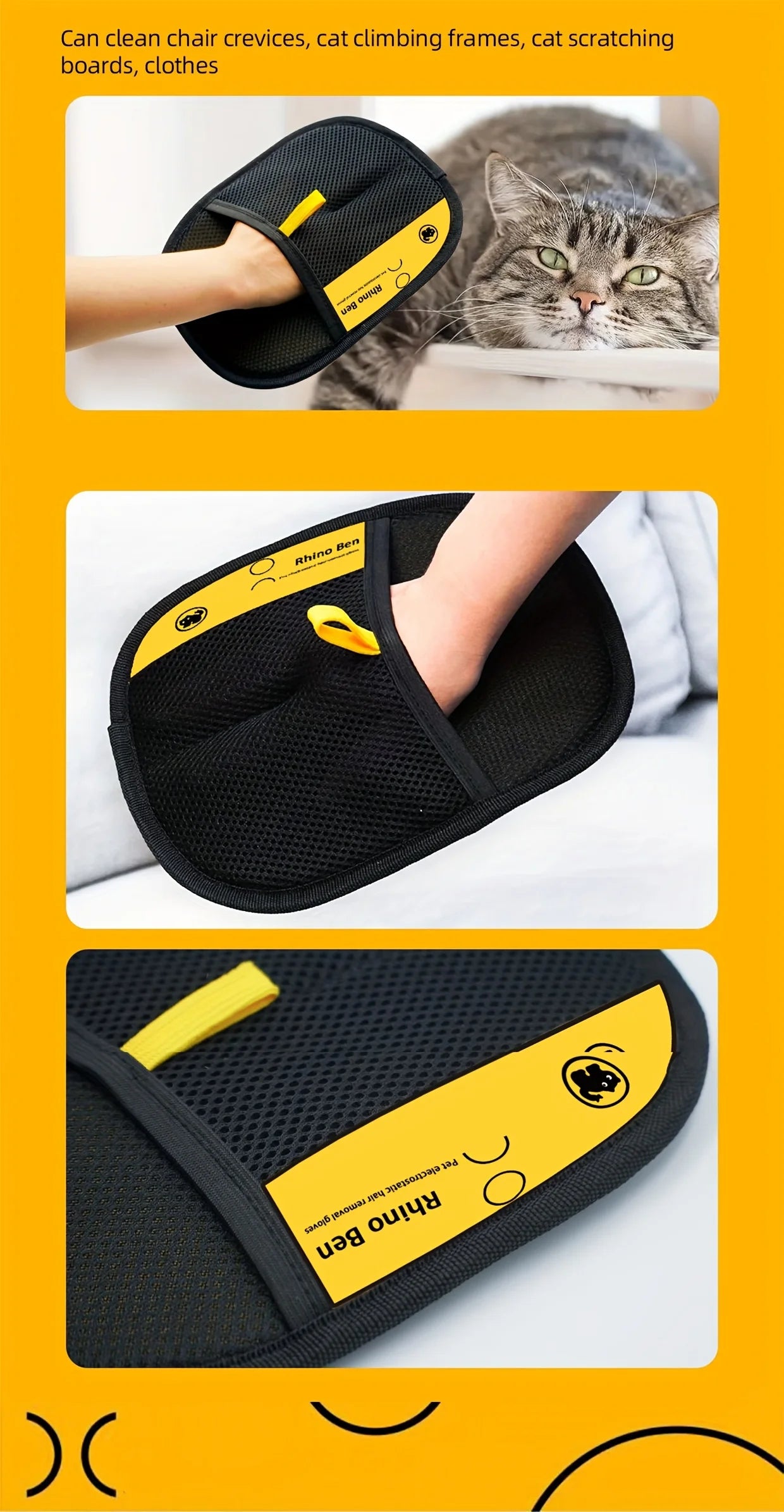 Pet Hair Removal Gloves