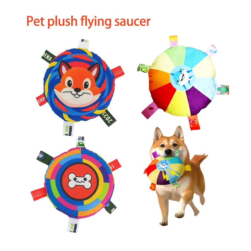 Rainbow Dog Saucer Toy