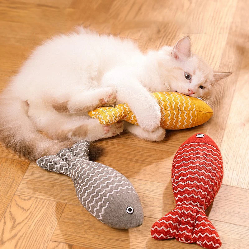 Catnip Fish Kicker Toy