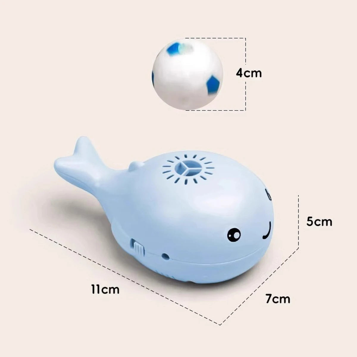 Whale Floating Cat Toy