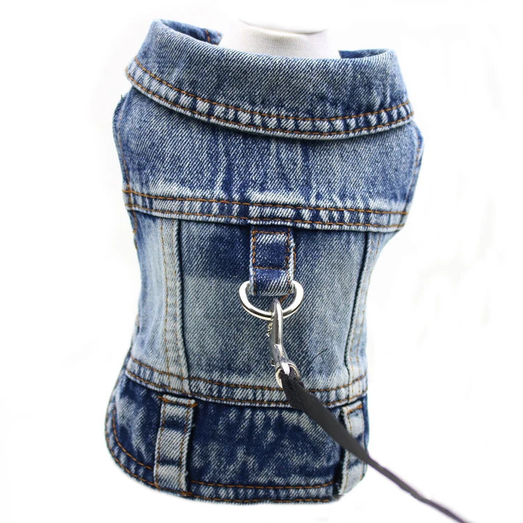 Towable Denim Dog Jacket