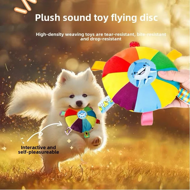 Rainbow Dog Saucer Toy