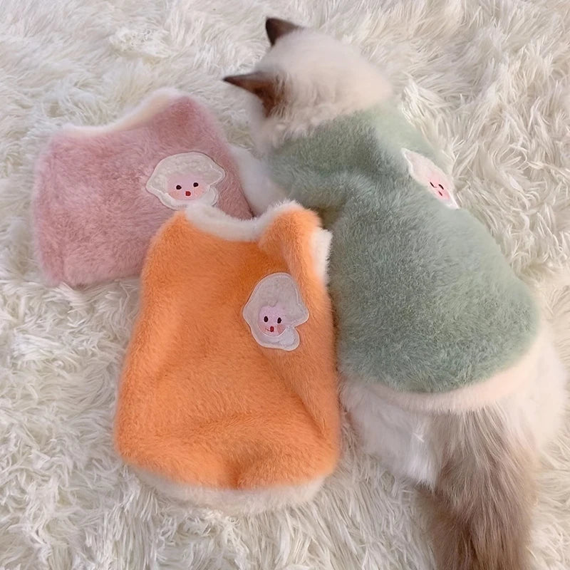 Warm Kitten Winter Vest