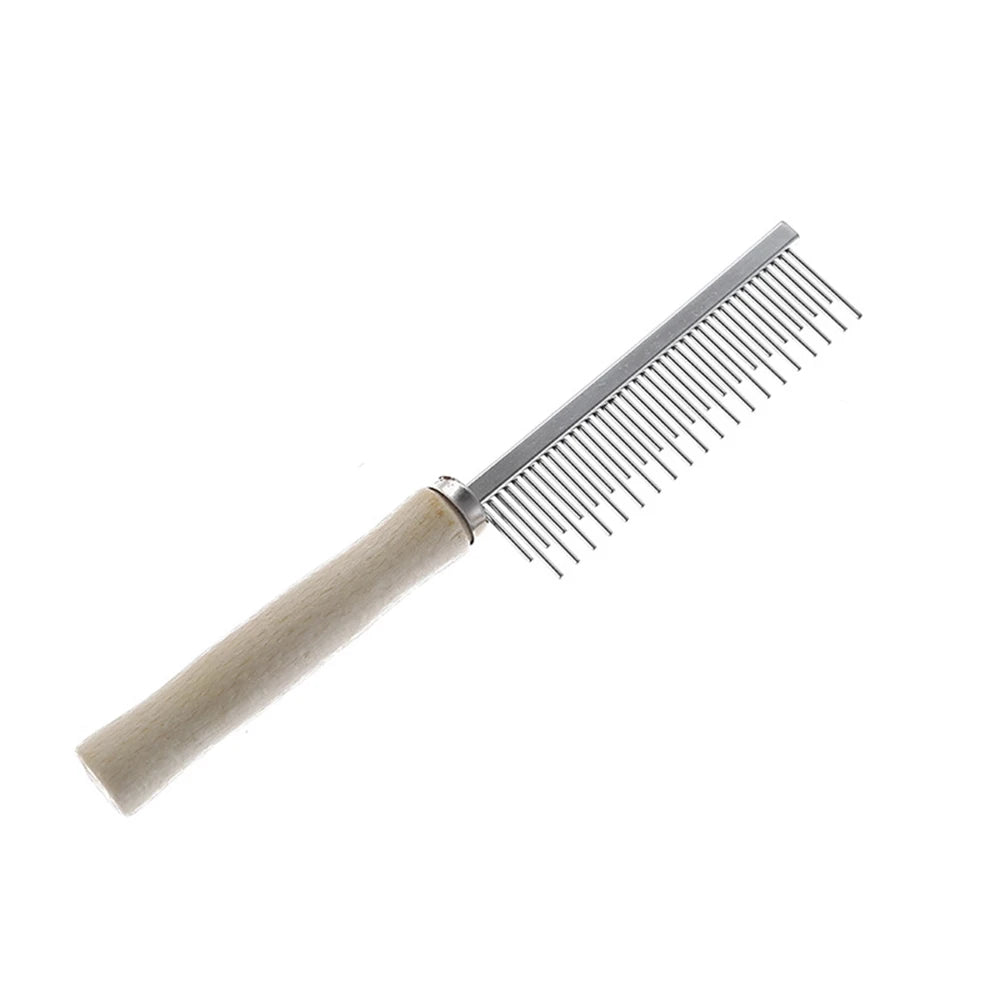 Wooden Pet Grooming Comb