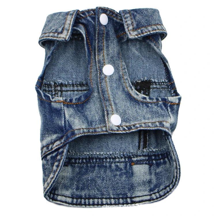 Towable Denim Dog Jacket