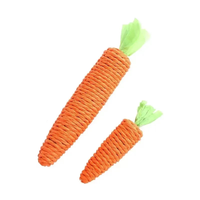Carrot Cat Teether Toy