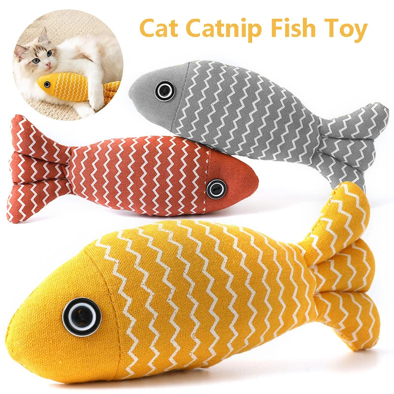 Catnip Fish Kicker Toy