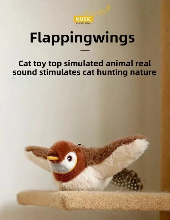 Electric Catnip Bird Toy