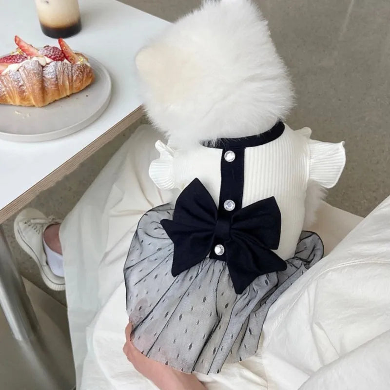 Luxury Bowknot Dog Dress