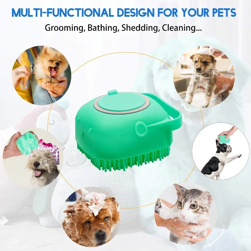 Pet Shampoo Brush Comb