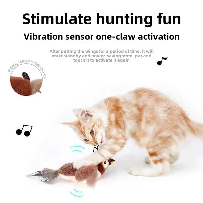 Electric Catnip Bird Toy