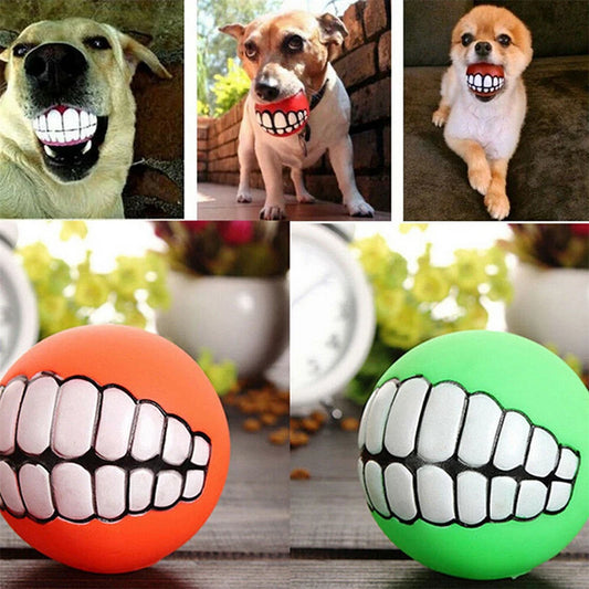 Funny Dog Teeth Ball Toy