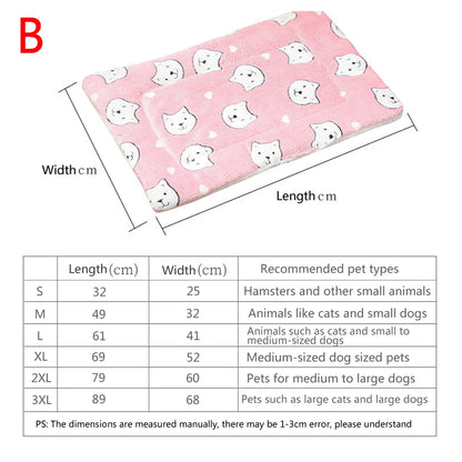 Flannel Pet Sleeping Mat