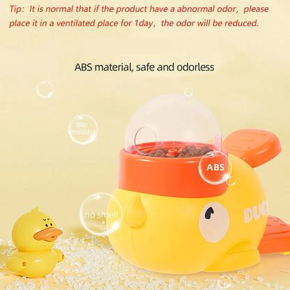 Little Yellow Duck Interactive Puzzle Pet Feeder