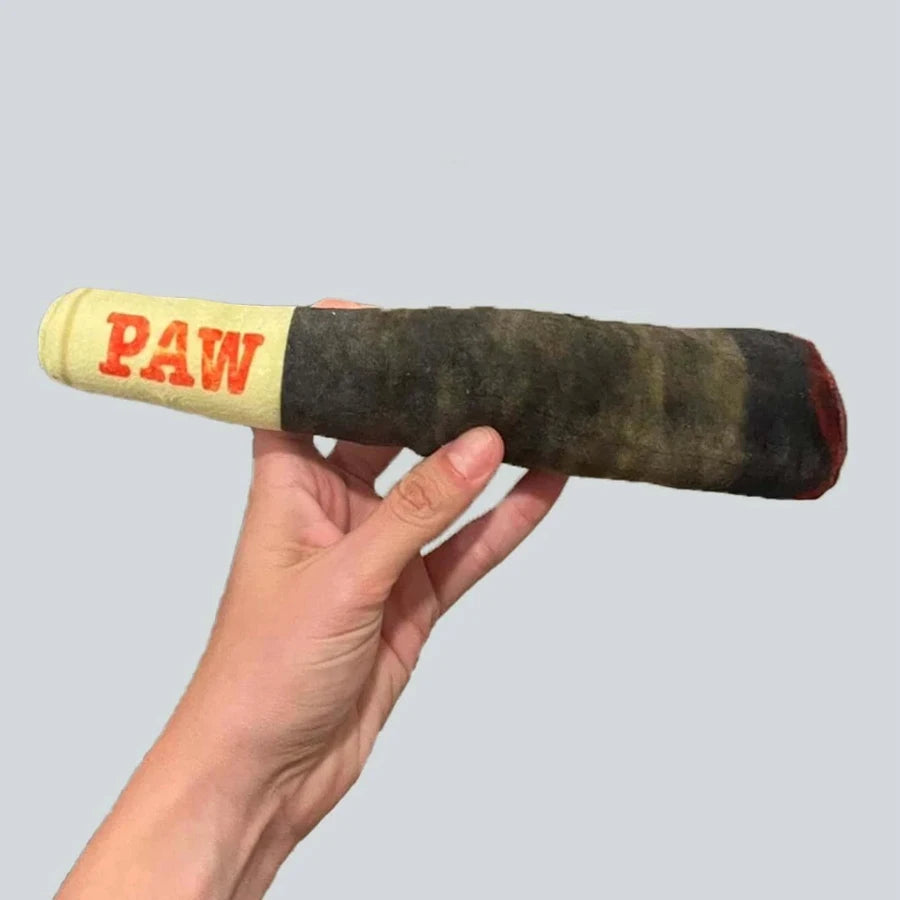 Funny Cigar Design Plush Squeaky Toy