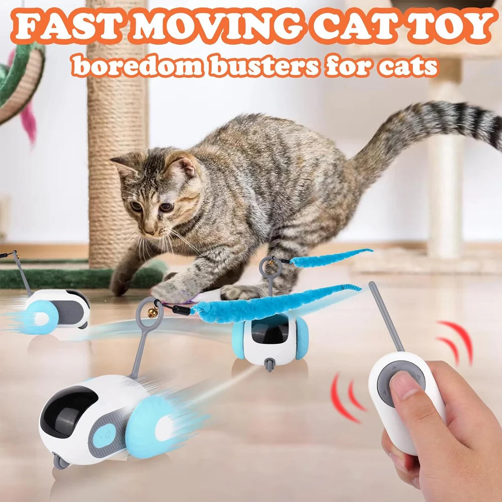 Smart Cat Toy 2-in-1 Moving Car