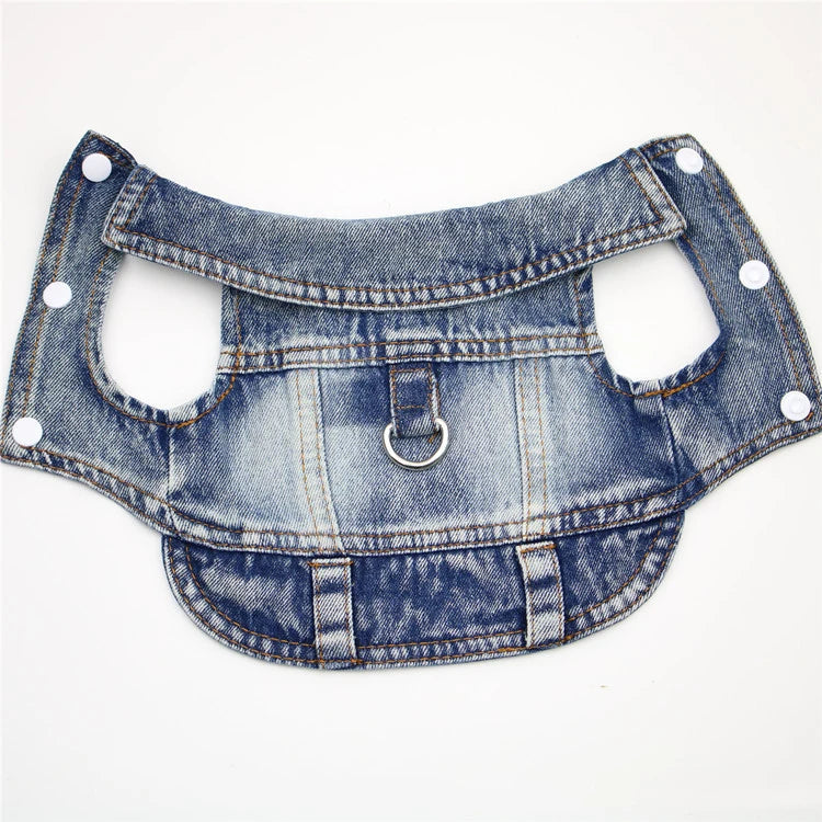 Towable Denim Dog Jacket