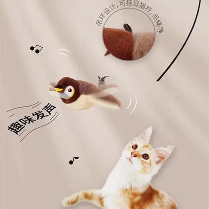 Electric Catnip Bird Toy