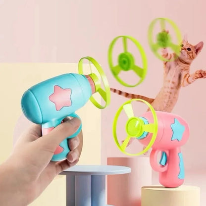 Funny Interactive Cat Launch Disc Toy