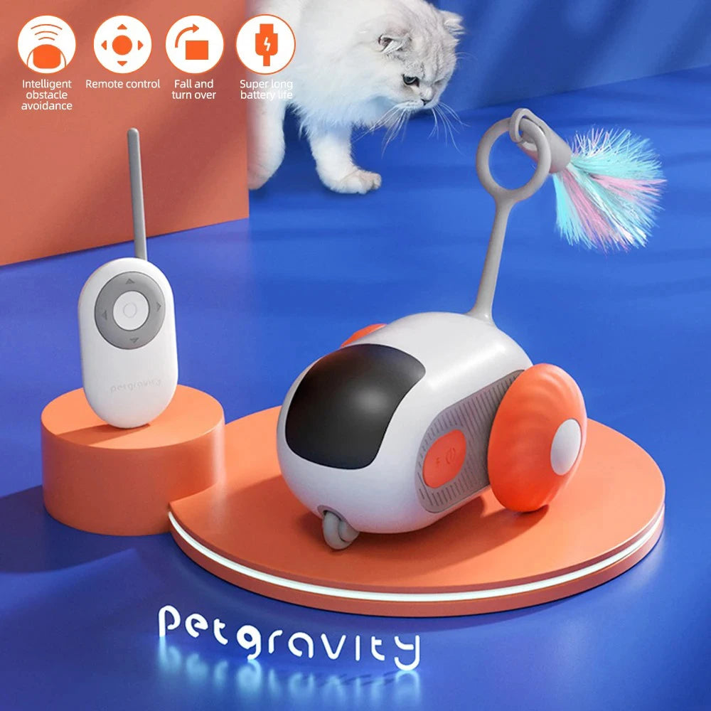 Smart Cat Toy 2-in-1 Moving Car