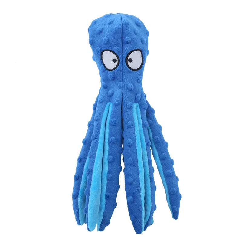 Plush Octopus Dog Toy