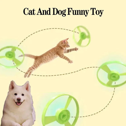 Funny Interactive Cat Launch Disc Toy