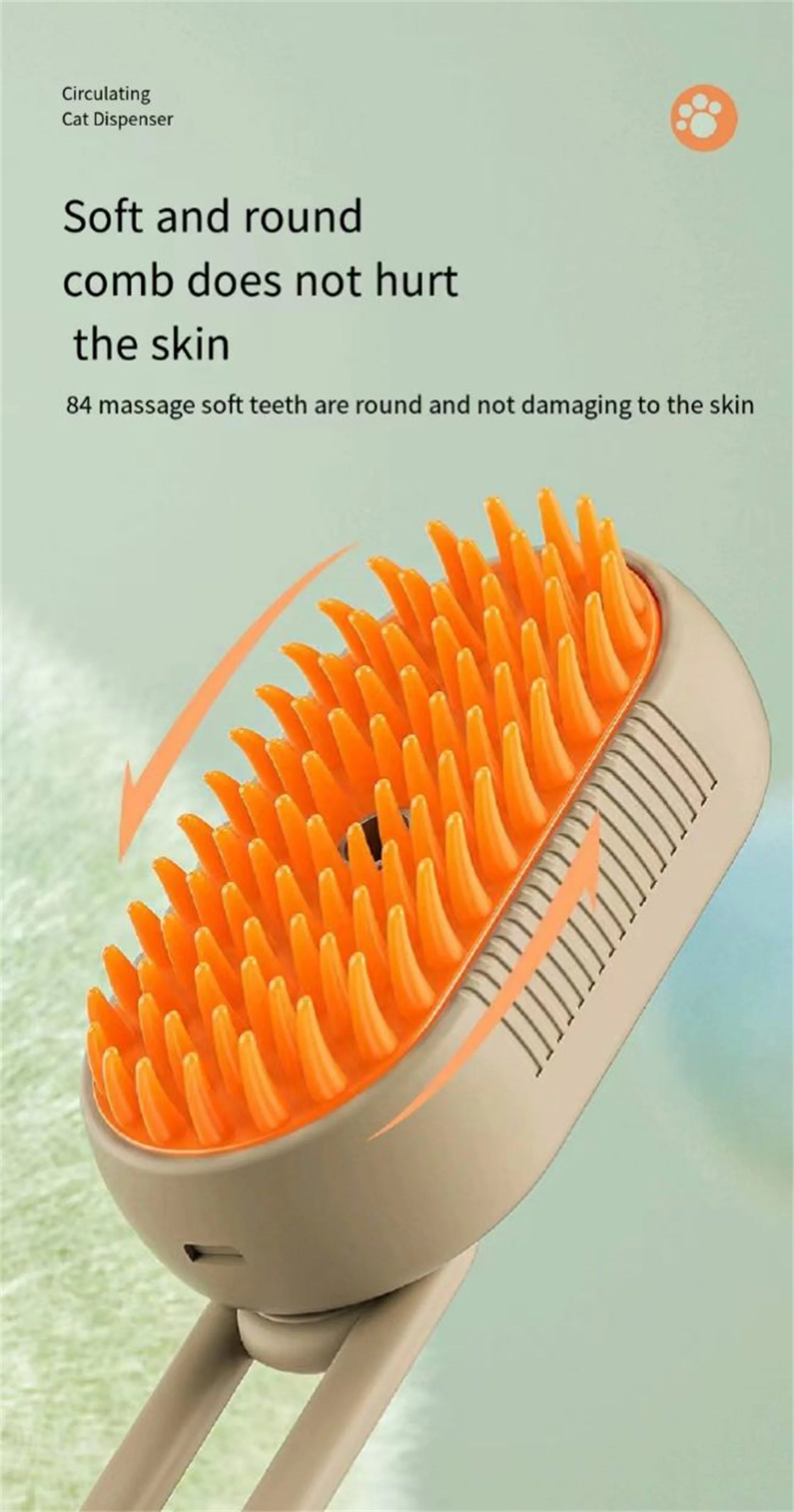 Electric Pet Steam Brush