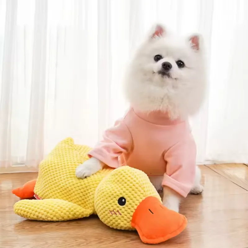 Stomping Duck Plush Dog Toy