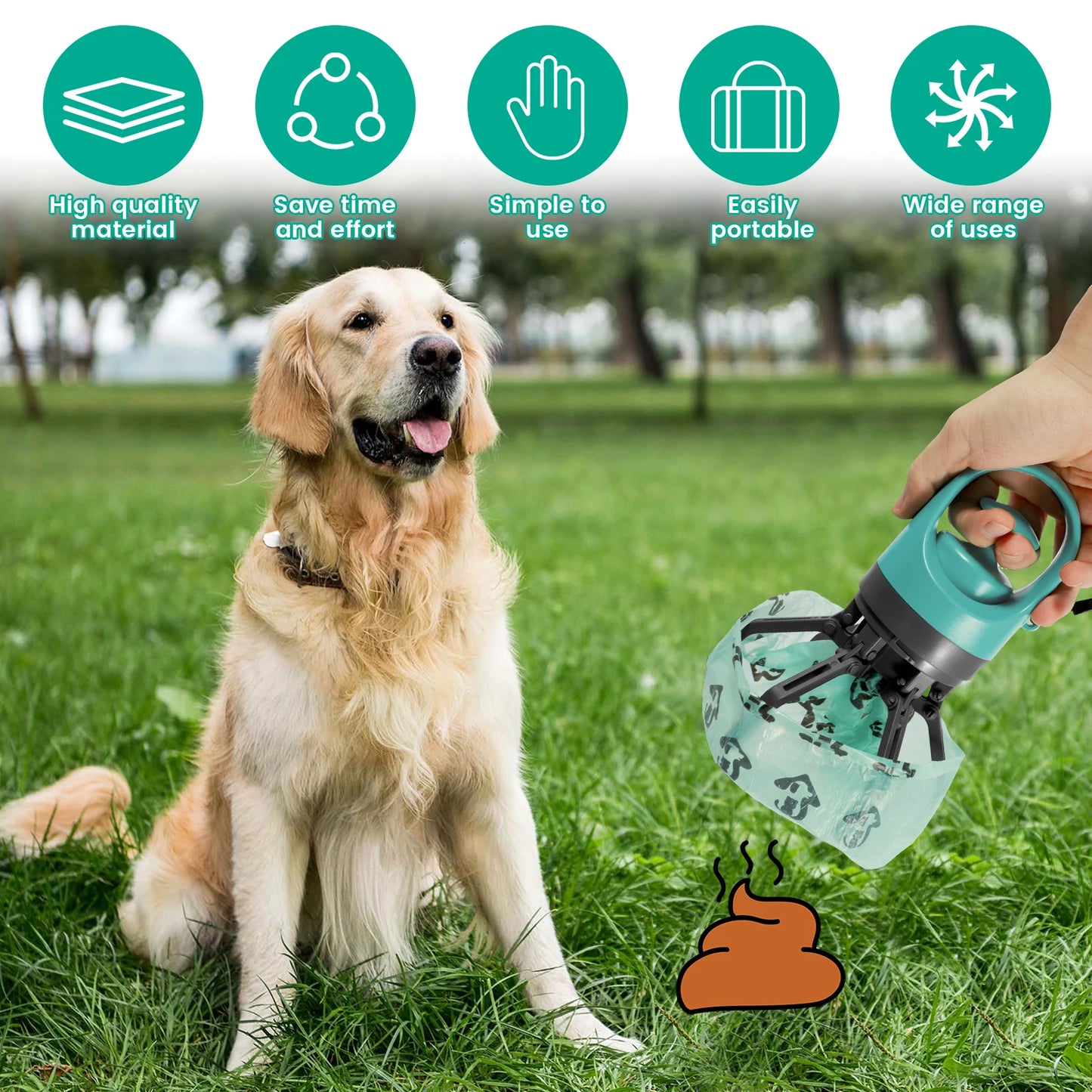 Portable Dog Waste Cleaner