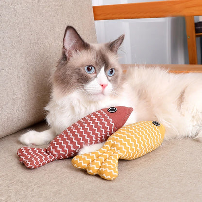 Catnip Fish Kicker Toy