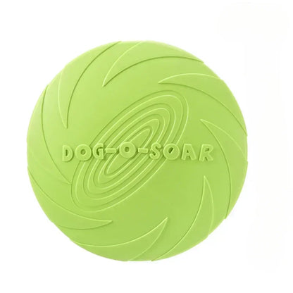 Multicolor Silicone Frisbee Dog Toy